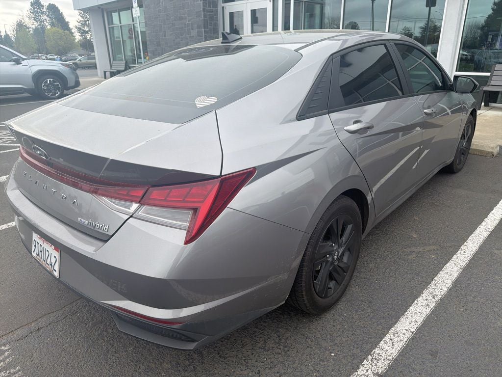 2023 Hyundai Elantra Hybrid Blue