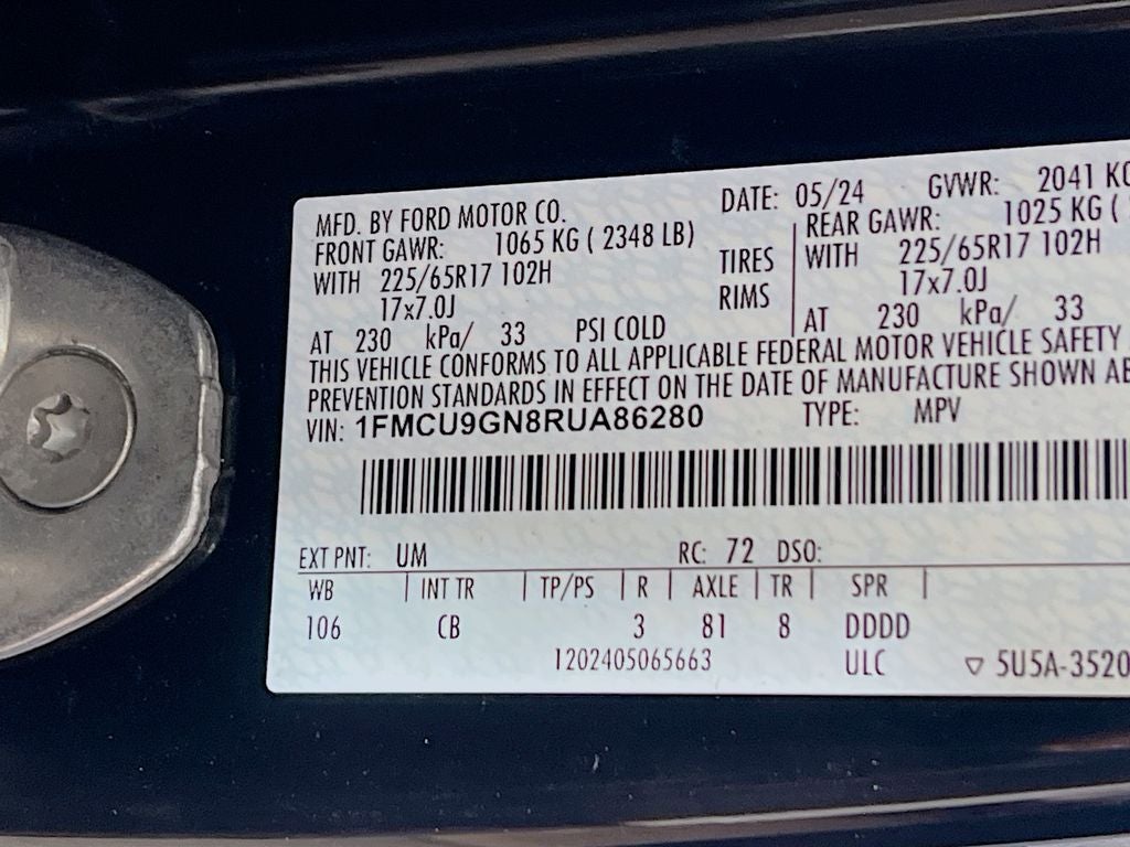 2024 Ford Escape Active