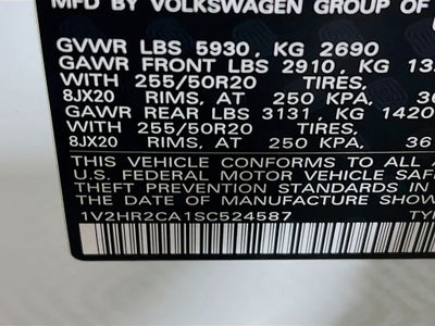 2025 Volkswagen Atlas 2.0T SE w/Technology