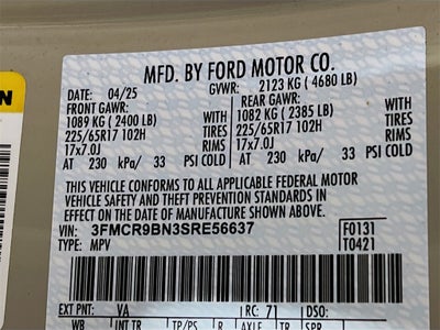 2025 Ford Bronco Sport Big Bend