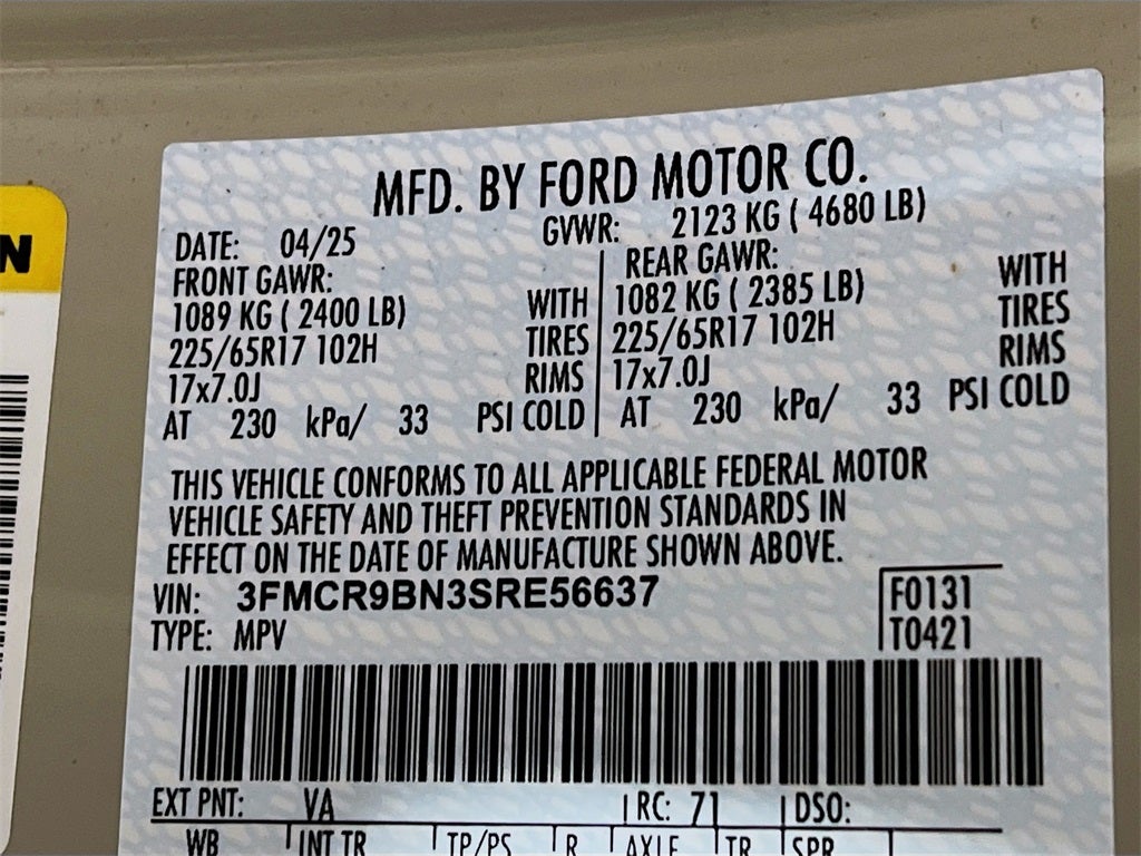 2025 Ford Bronco Sport Big Bend