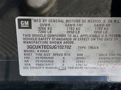 2018 Chevrolet Silverado 1500 High Country