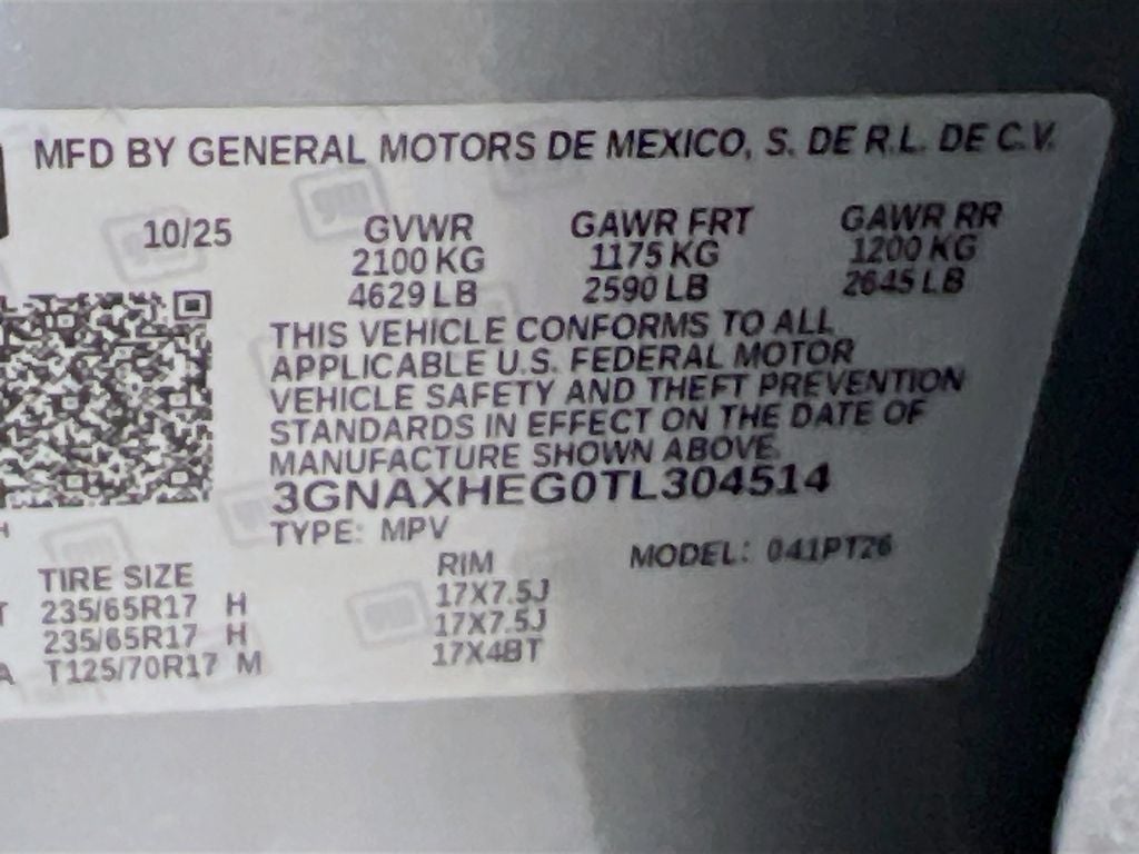 2026 Chevrolet Equinox LT