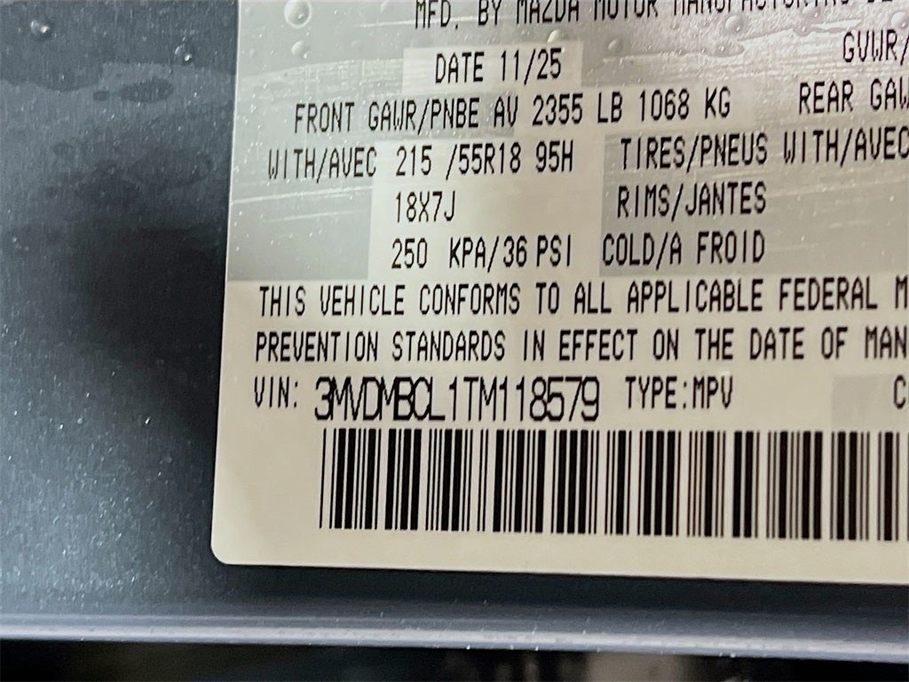 2026 Mazda Mazda CX-30 2.5 S Carbon Edition AWD