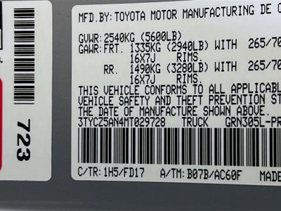 2021 Toyota Tacoma TRD Off-Road V6