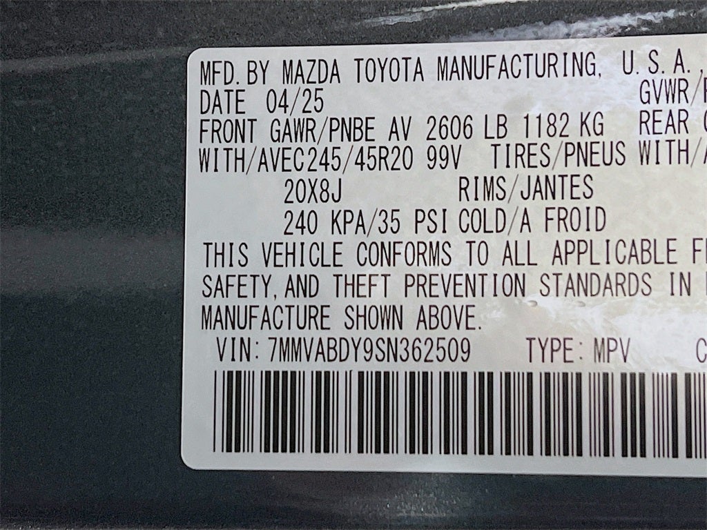 2025 Mazda Mazda CX-50 2.5 Turbo Premium Package