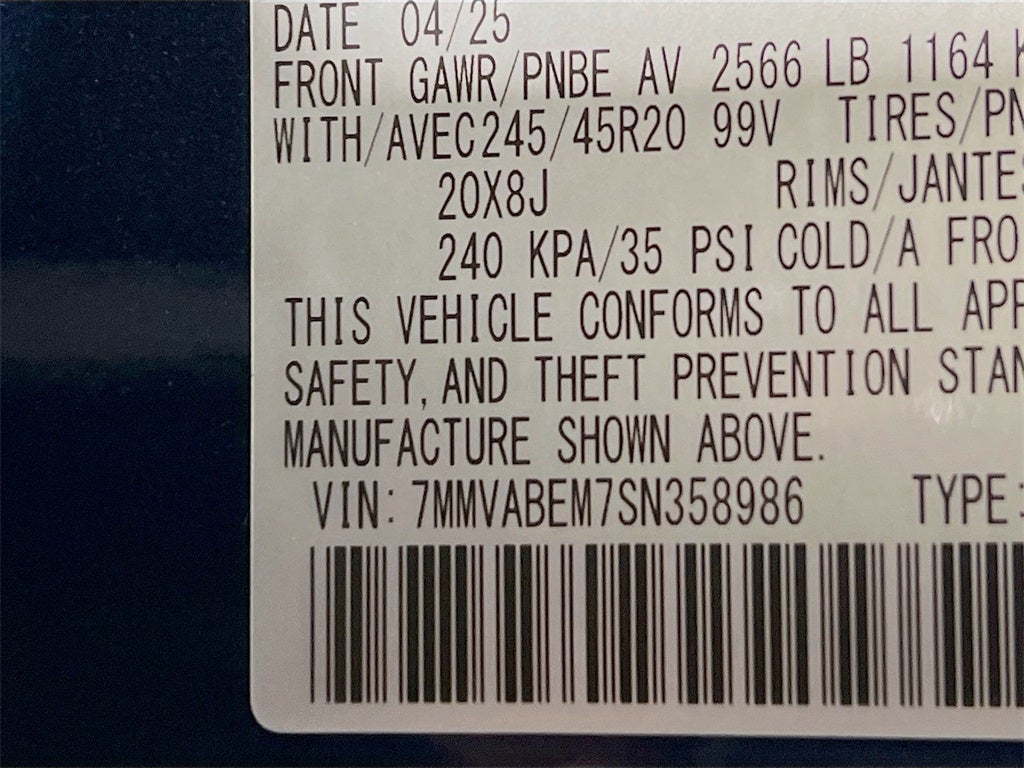 2025 Mazda Mazda CX-50 2.5 S Premium Plus Package