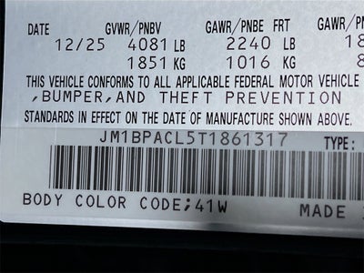 2026 Mazda Mazda3 Sedan 2.5 S Preferred