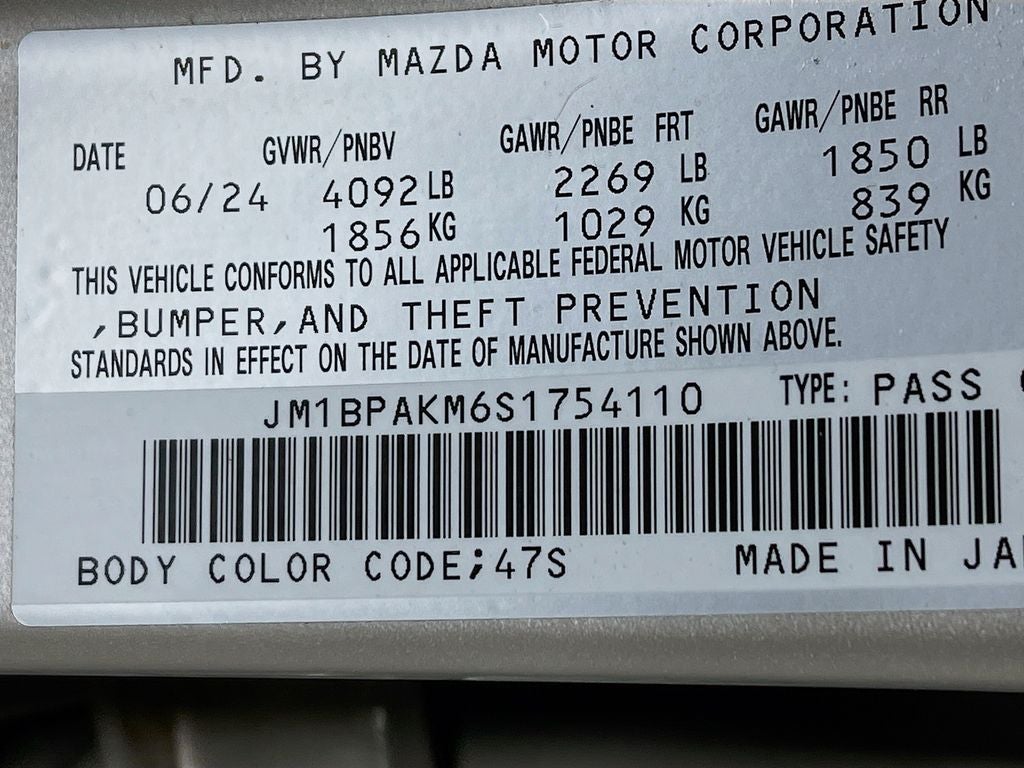 2025 Mazda Mazda3 2.5 S Select Sport