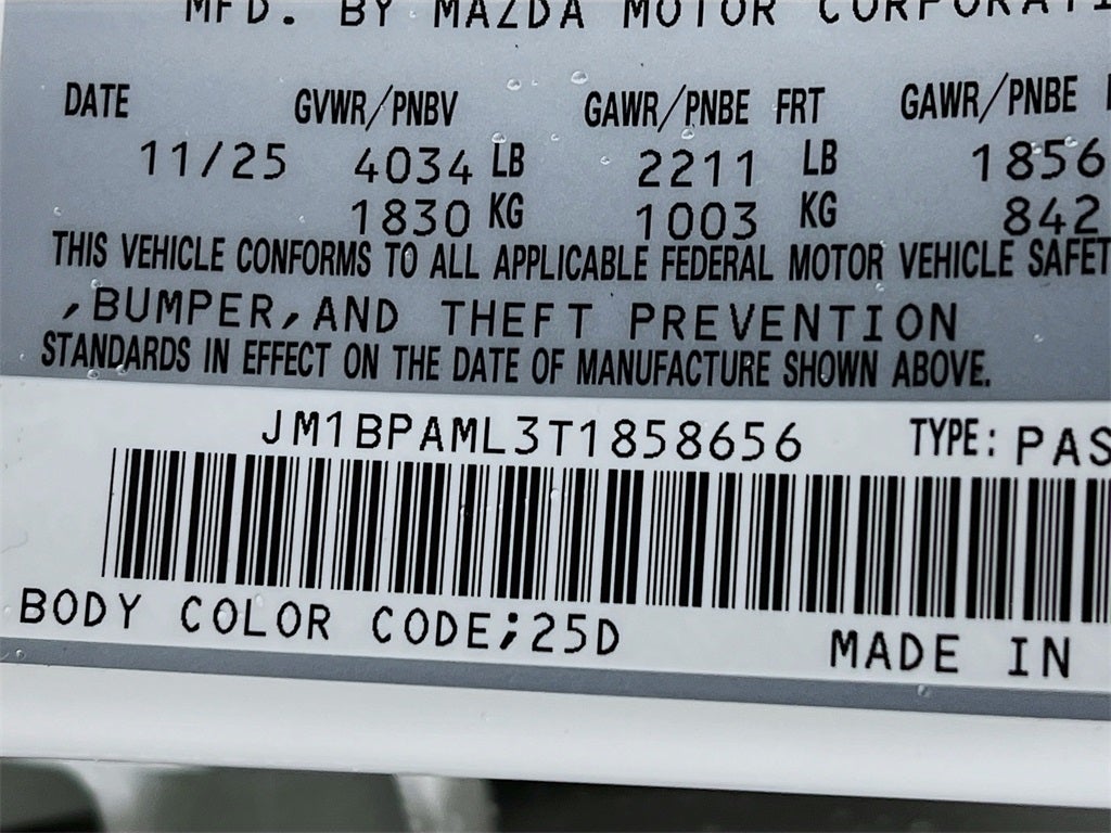 2026 Mazda Mazda3 Hatchback 2.5 S Premium