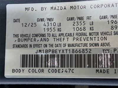 2026 Mazda Mazda3 Sedan 2.5 Turbo Premium Plus AWD