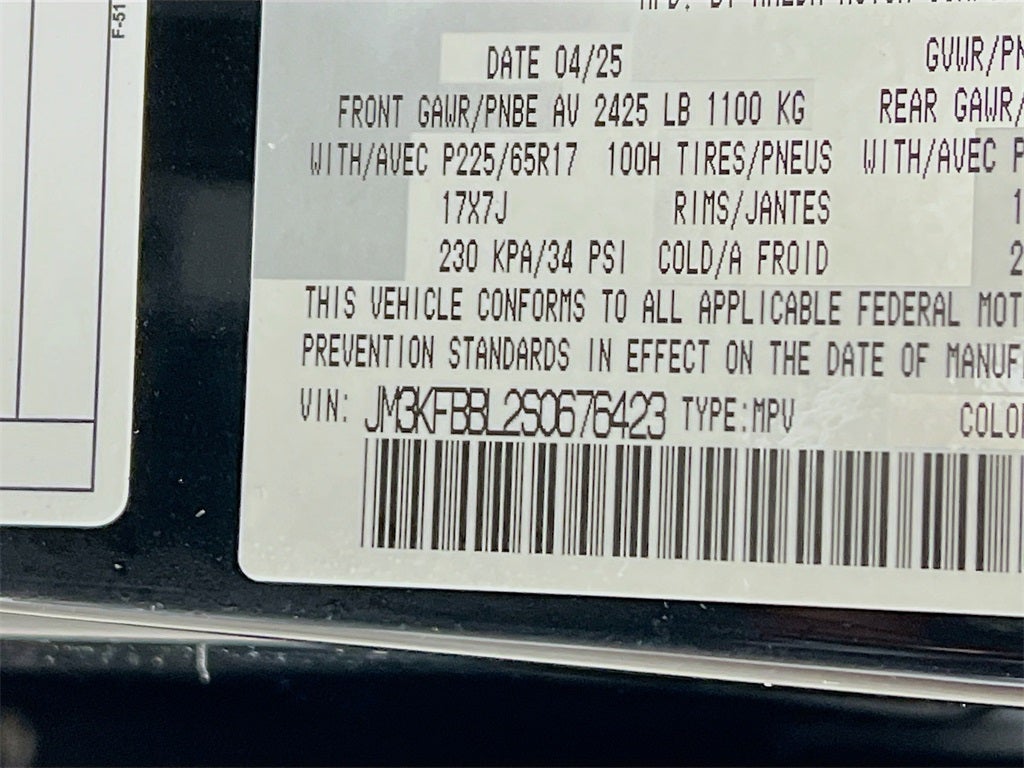 2025 Mazda Mazda CX-5 2.5 S Select Package