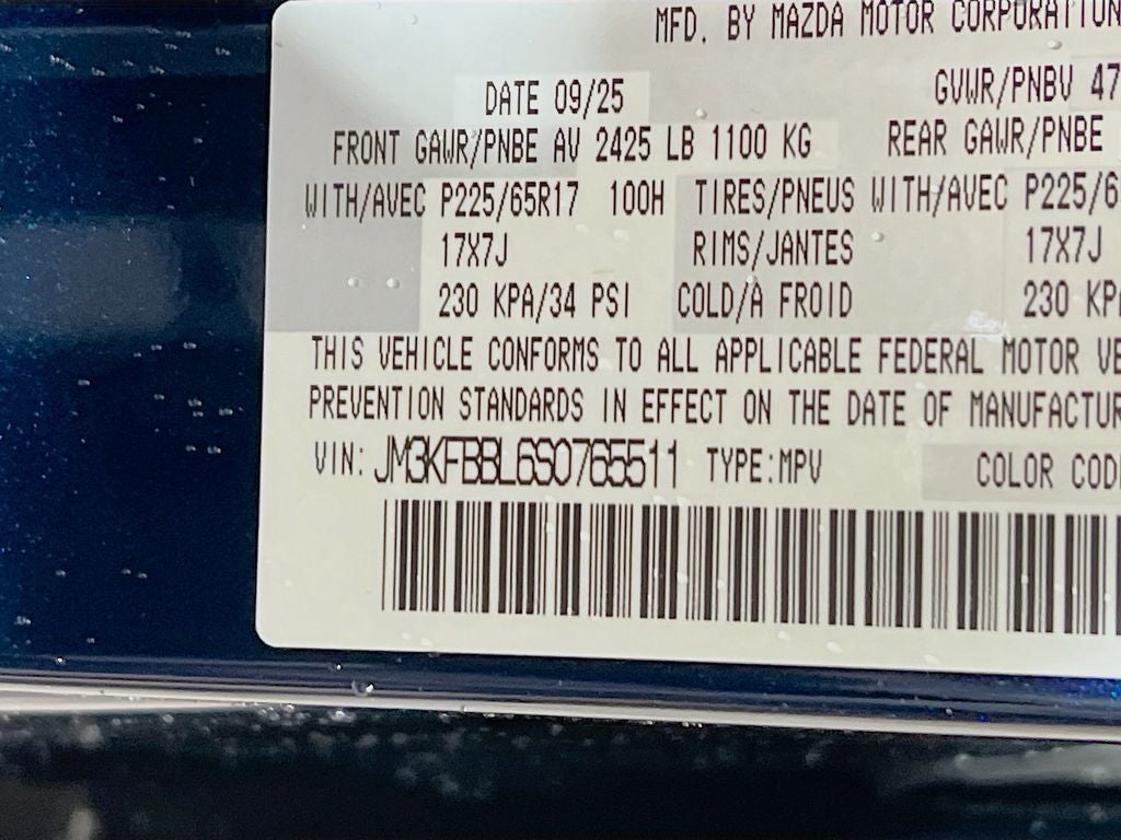 2025 Mazda Mazda CX-5 2.5 S Select Package