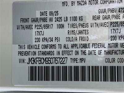 2025 Mazda Mazda CX-5 2.5 S Preferred AWD