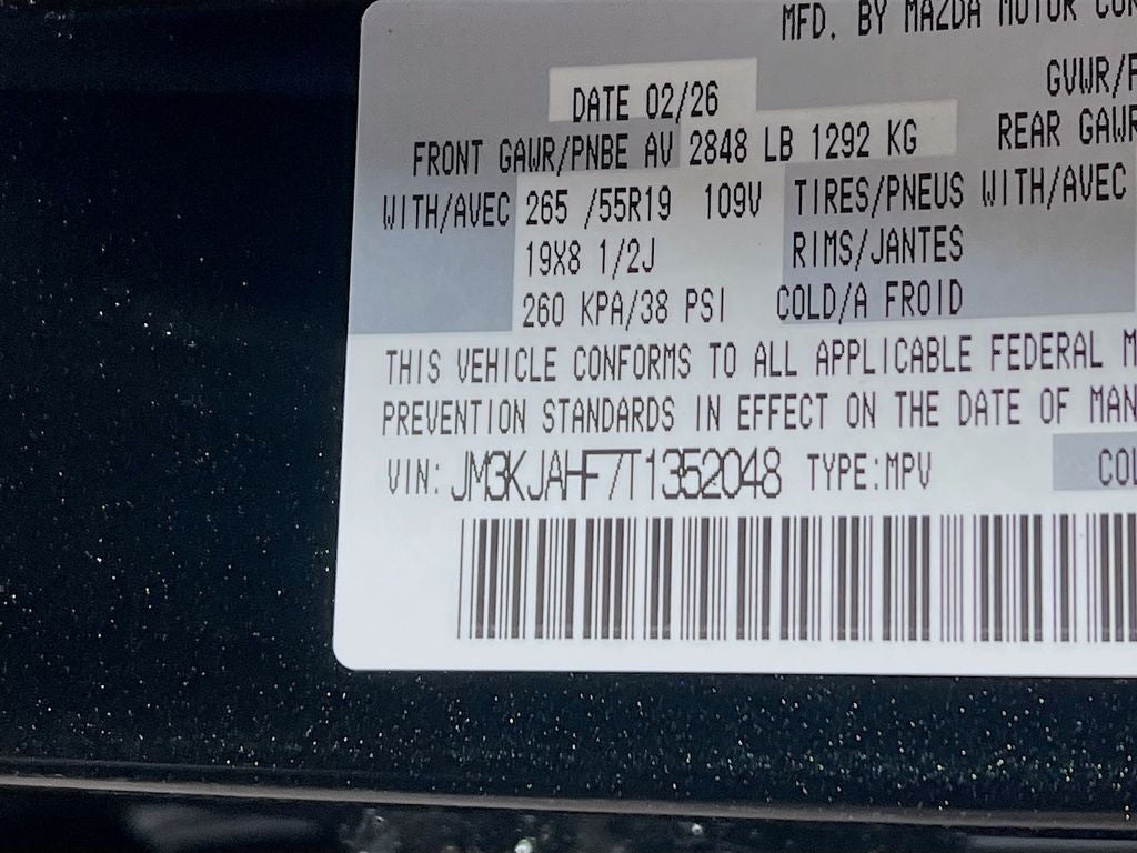 2026 Mazda Mazda CX-70 Plug-In Hybrid SC AWD