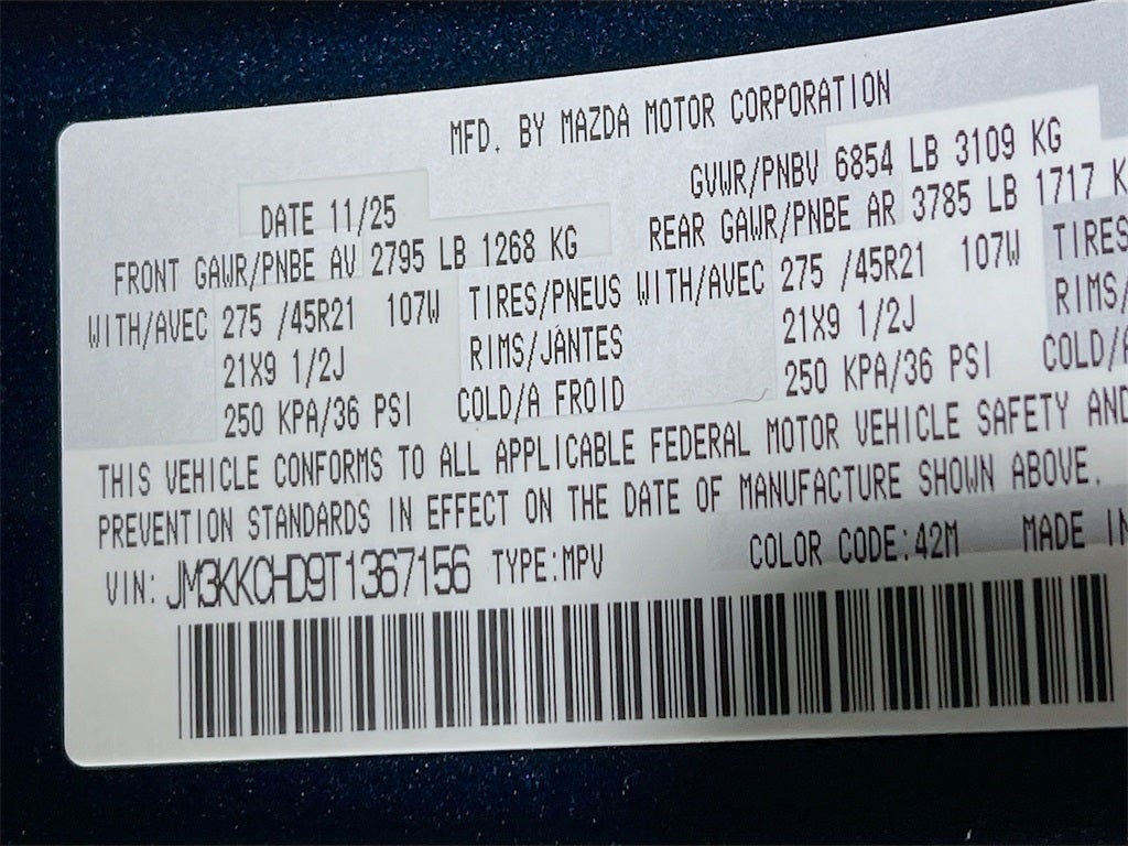 2026 Mazda Mazda CX-90 3.3 Turbo Premium Sport AWD