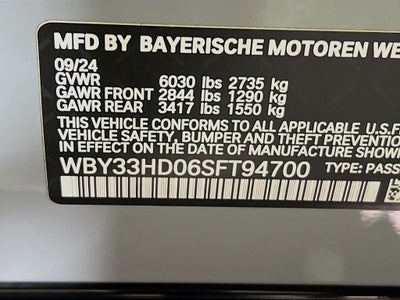 2025 BMW i4 M50