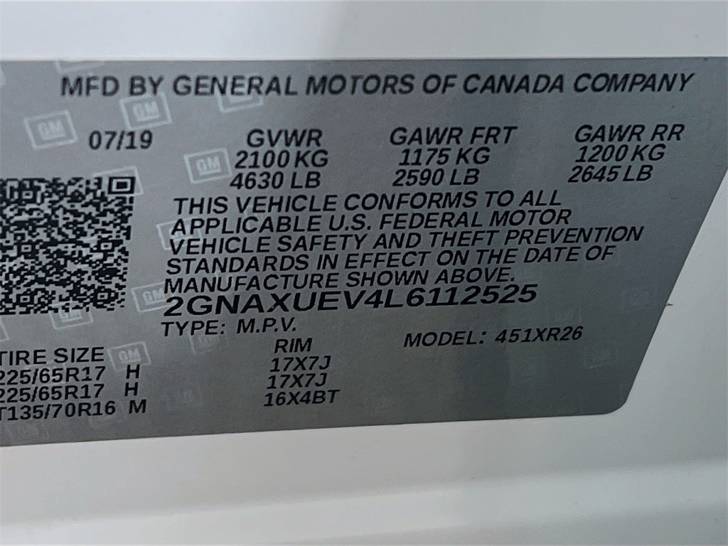 2020 Chevrolet Equinox LT