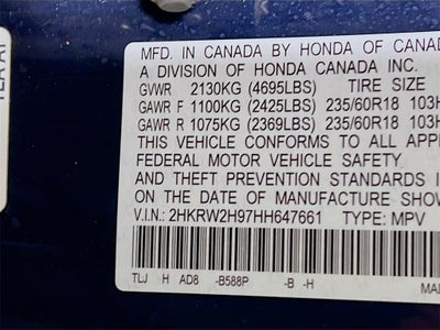 2017 Honda CR-V Touring