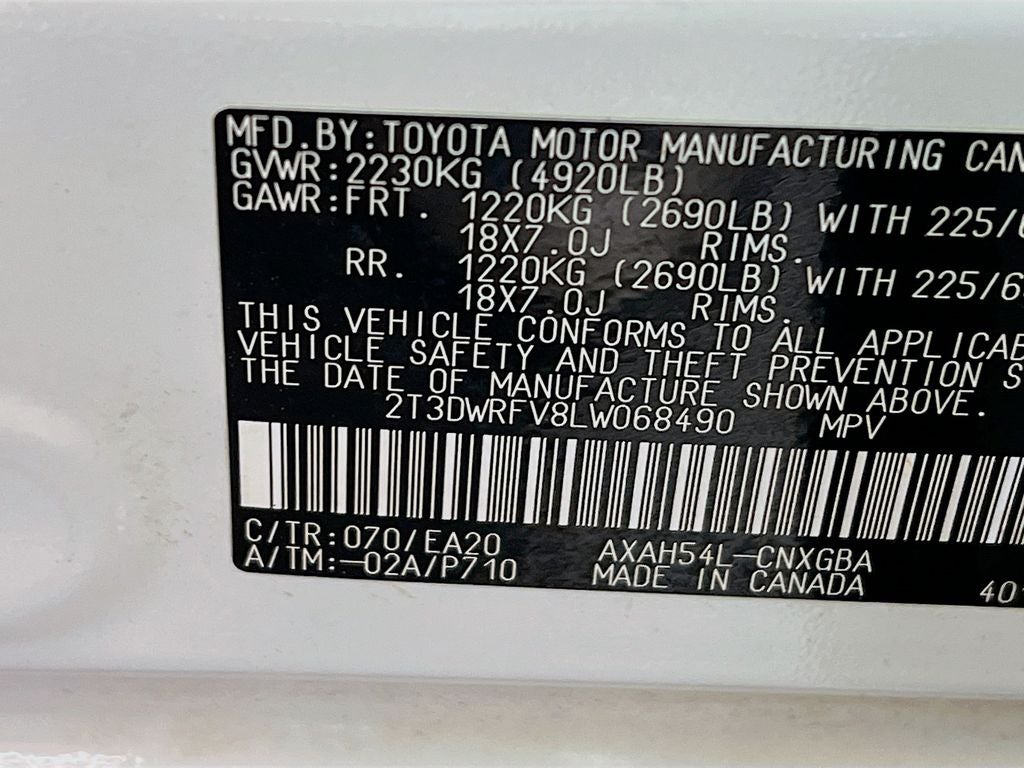 2020 Toyota RAV4 Hybrid Limited