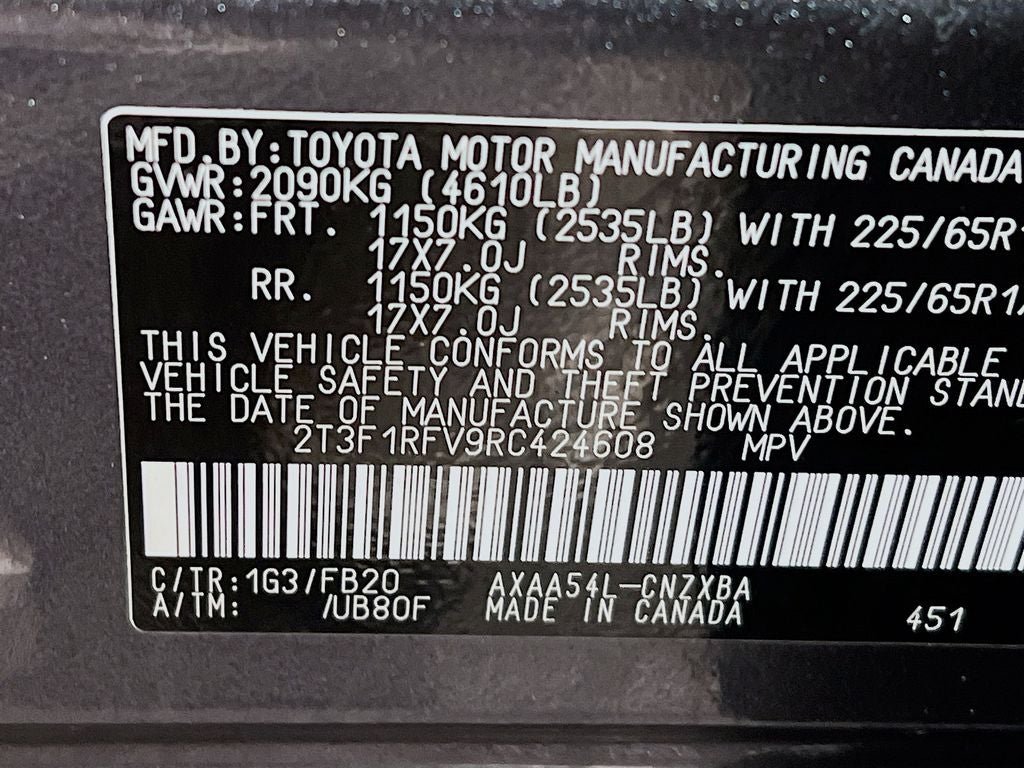 2024 Toyota RAV4 LE