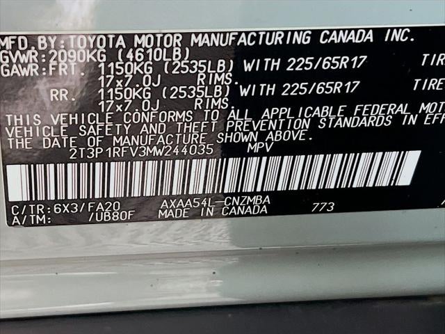 2021 Toyota RAV4 XLE