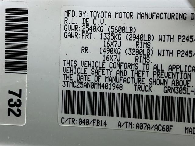 2021 Toyota Tacoma SR V6