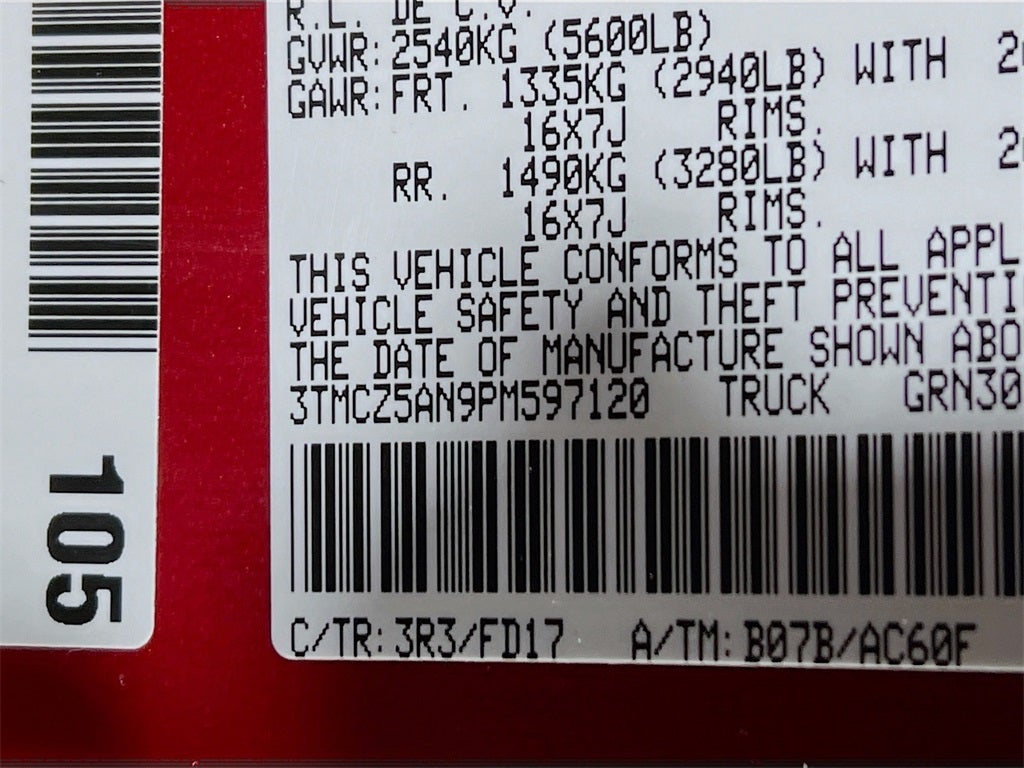 2023 Toyota Tacoma TRD Off-Road V6