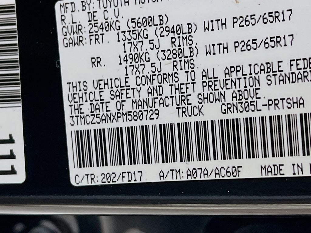 2023 Toyota Tacoma TRD Sport V6