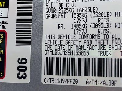 2025 Toyota Tacoma SR5