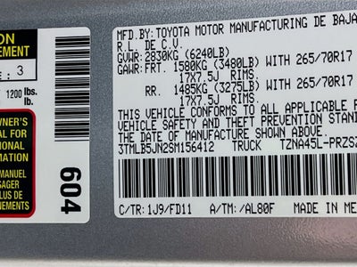 2025 Toyota Tacoma TRD Off-Road