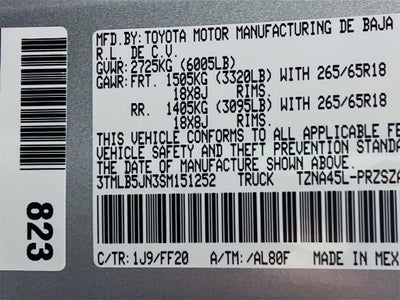 2025 Toyota Tacoma SR5