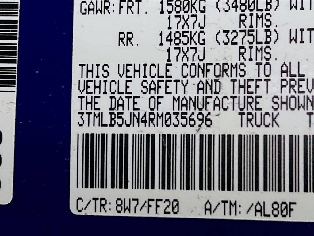 2024 Toyota Tacoma SR5