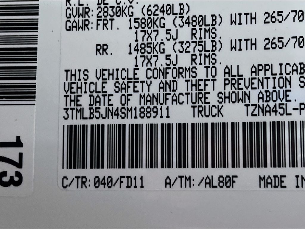 2025 Toyota Tacoma TRD Off-Road