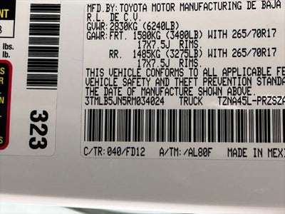 2024 Toyota Tacoma TRD Off-Road