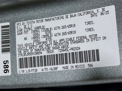 2025 Toyota Tacoma SR5