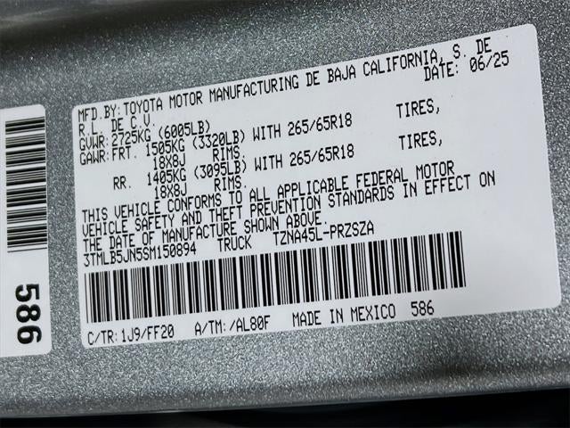 2025 Toyota Tacoma SR5