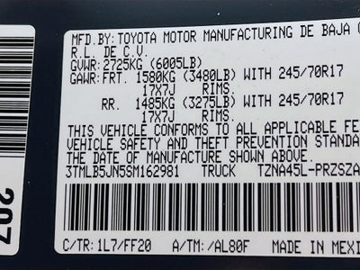 2025 Toyota Tacoma SR5
