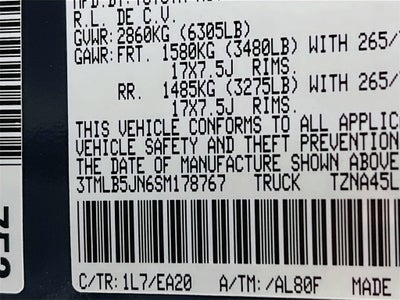 2025 Toyota Tacoma TRD Off-Road