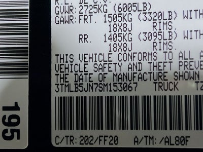 2025 Toyota Tacoma SR5