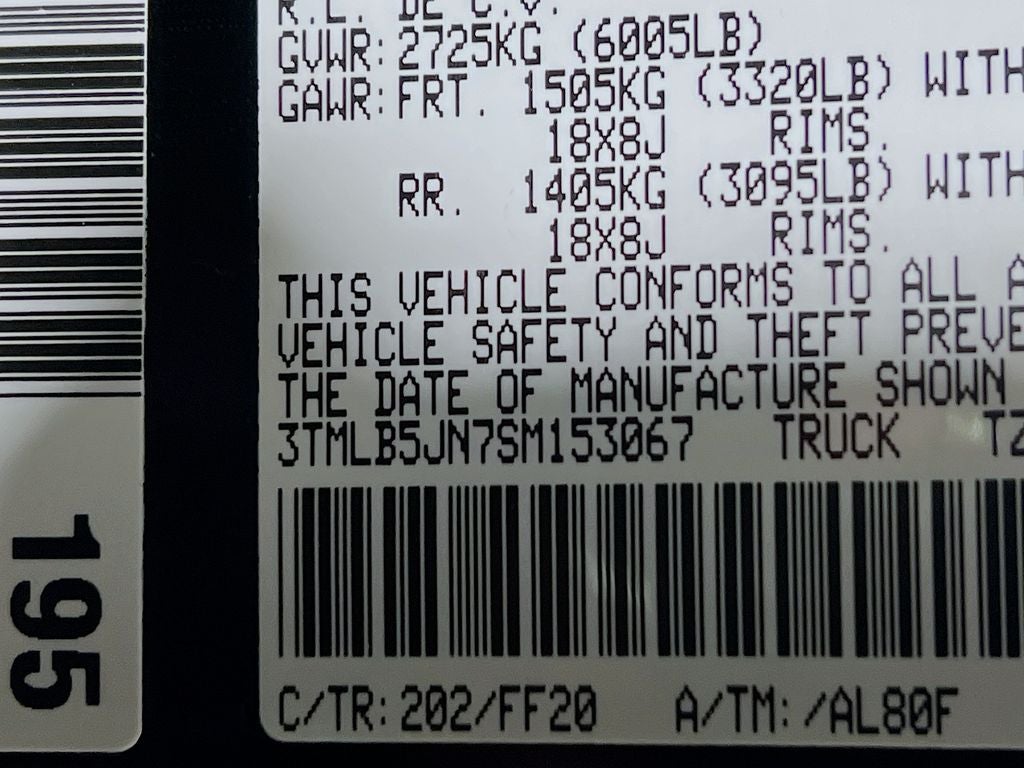 2025 Toyota Tacoma SR5