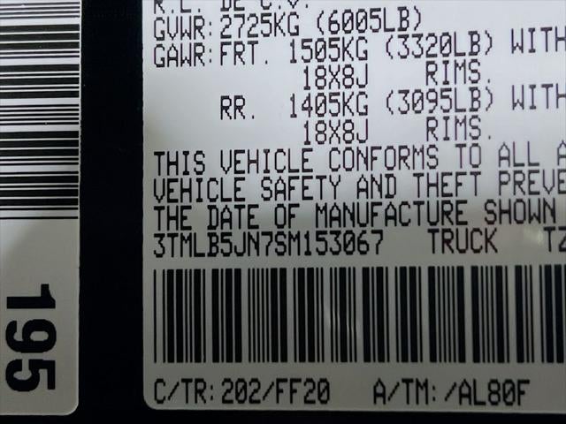 2025 Toyota Tacoma SR5