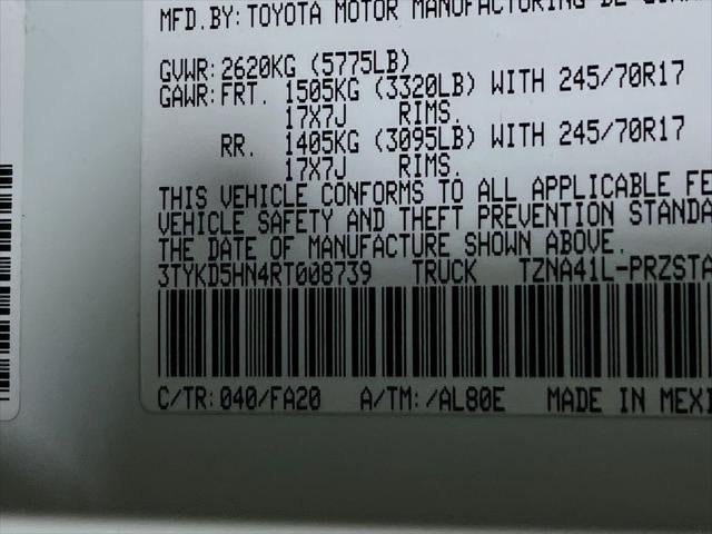 2024 Toyota Tacoma SR