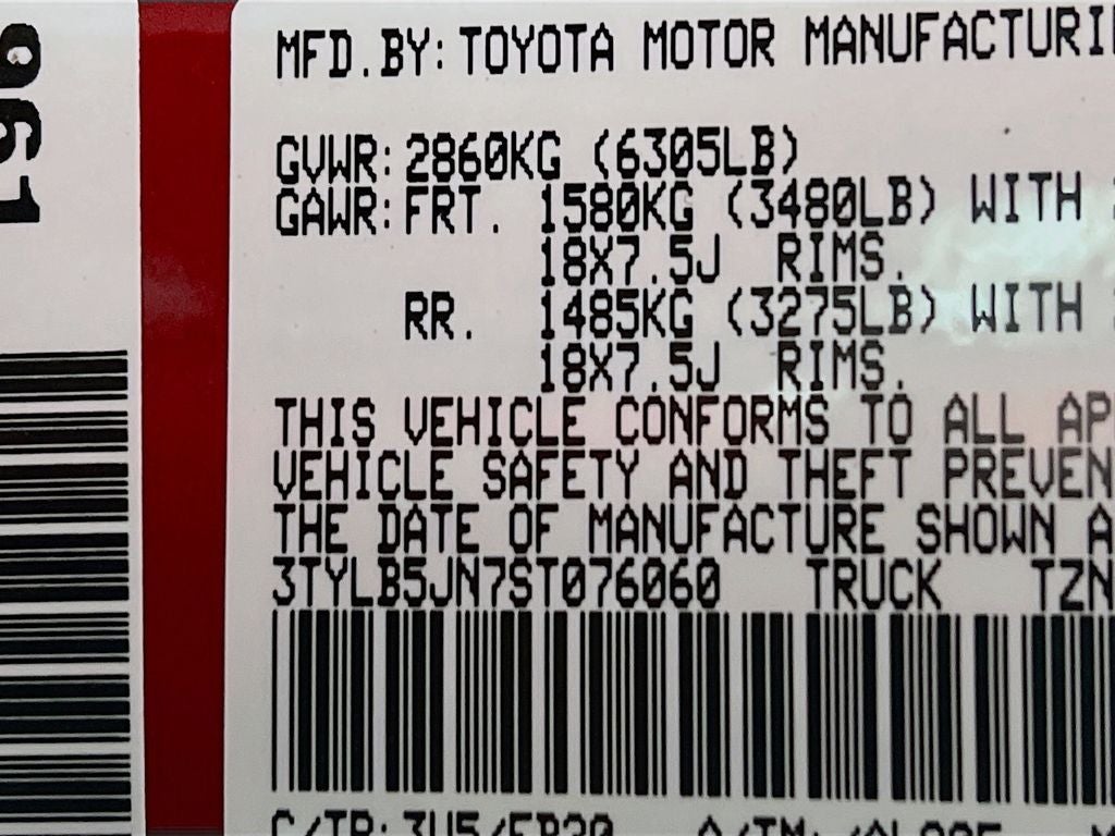 2025 Toyota Tacoma Limited