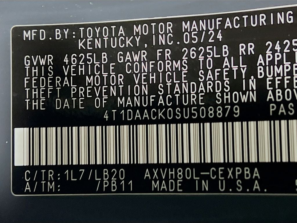2025 Toyota Camry XSE