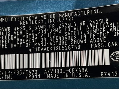 2025 Toyota Camry SE