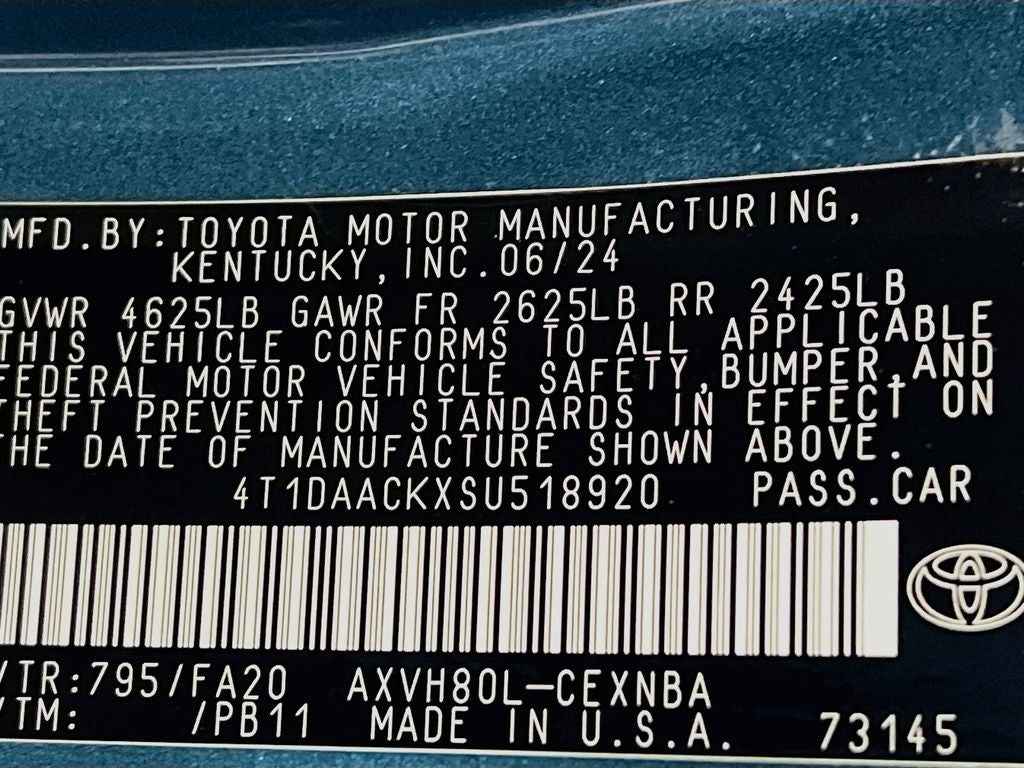 2025 Toyota Camry LE