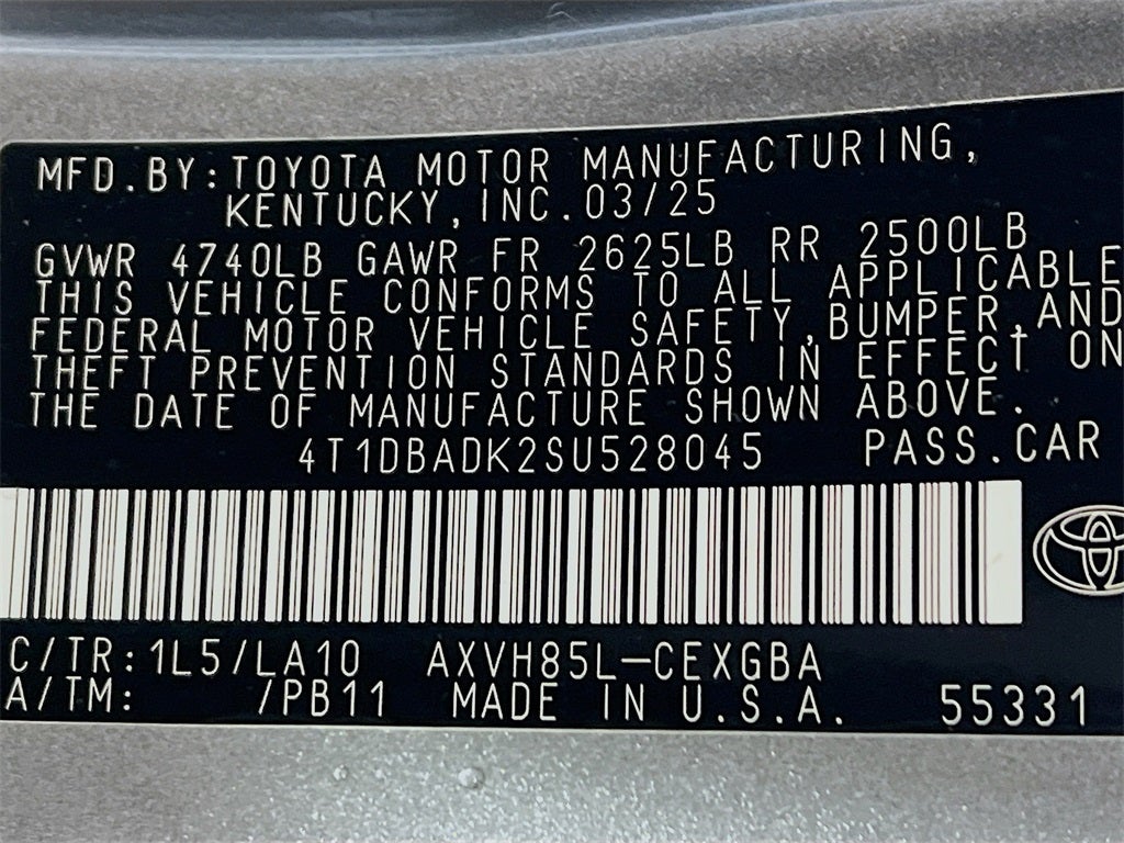 2025 Toyota Camry XLE