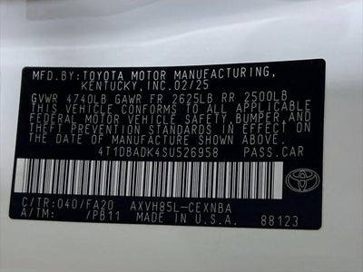 2025 Toyota Camry LE