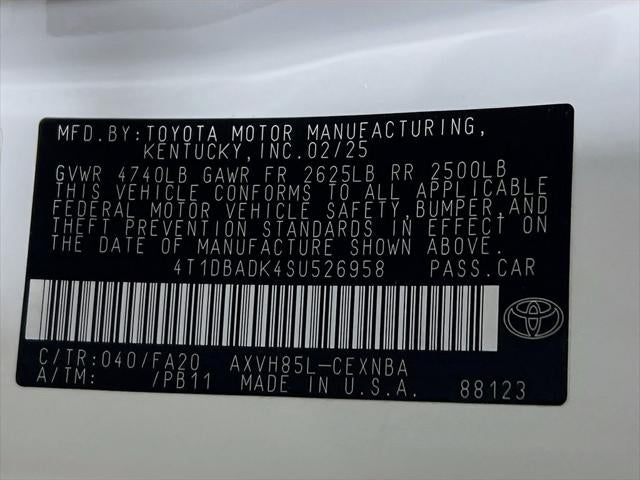 2025 Toyota Camry LE